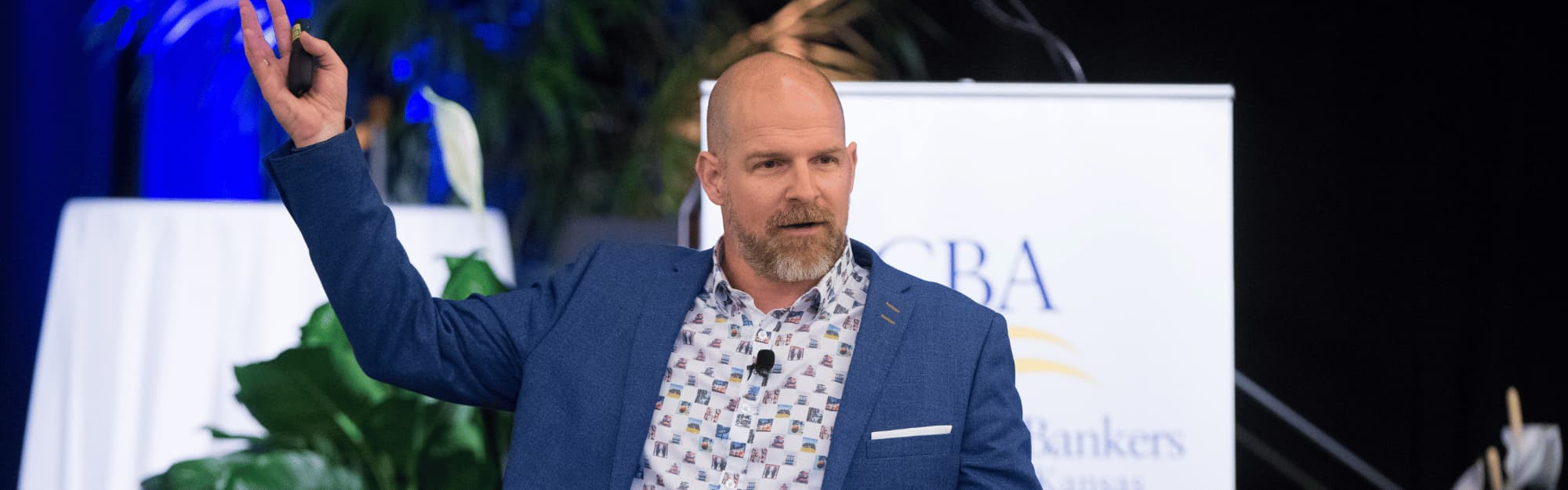 eric cook speaking at an event